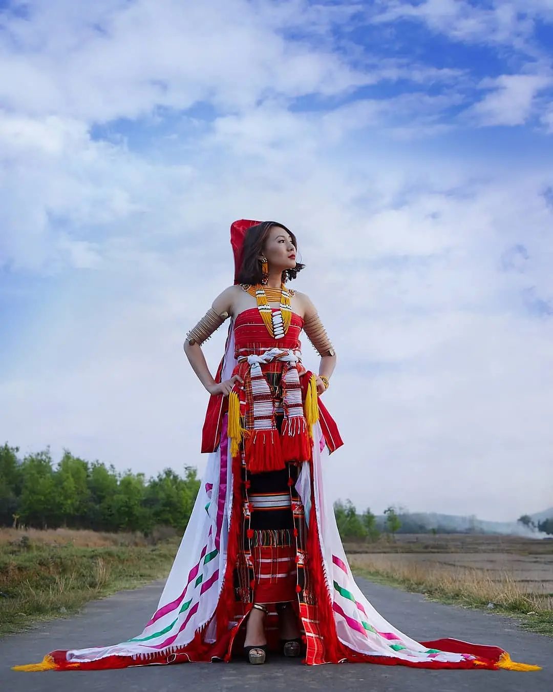 indigenous fashion - a mizo lady