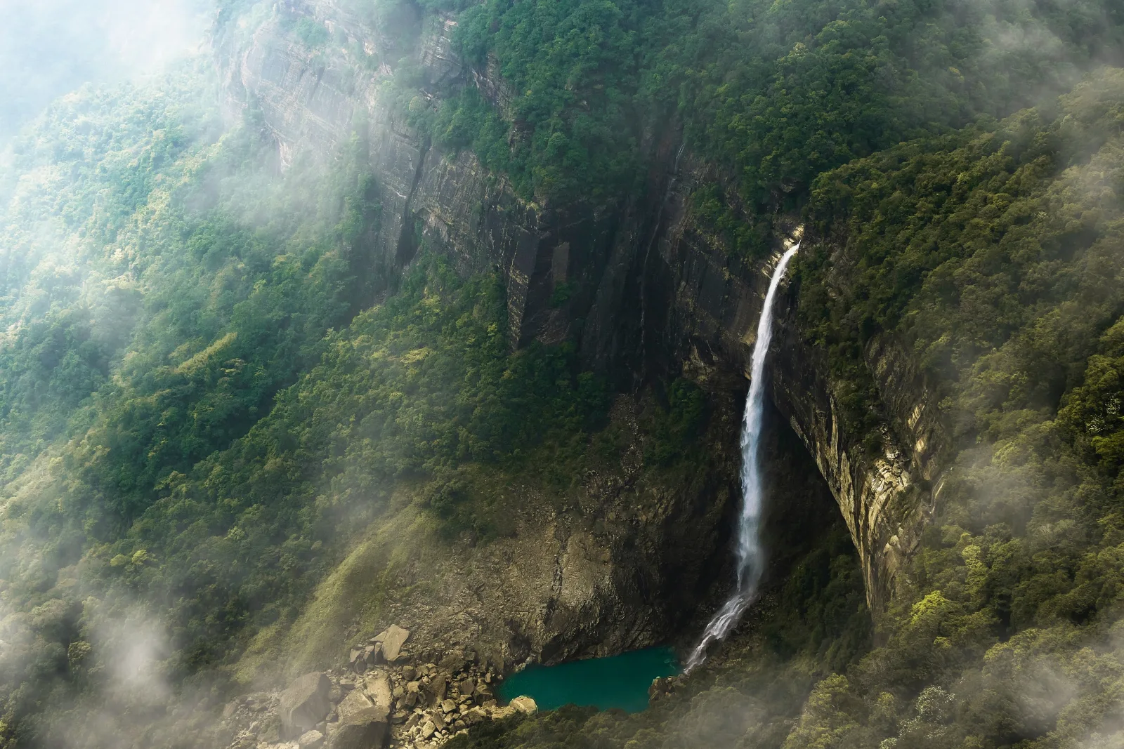 Nohkalikai Waterfalls - Sad Story of India's Tallest Plunge Waterfalls